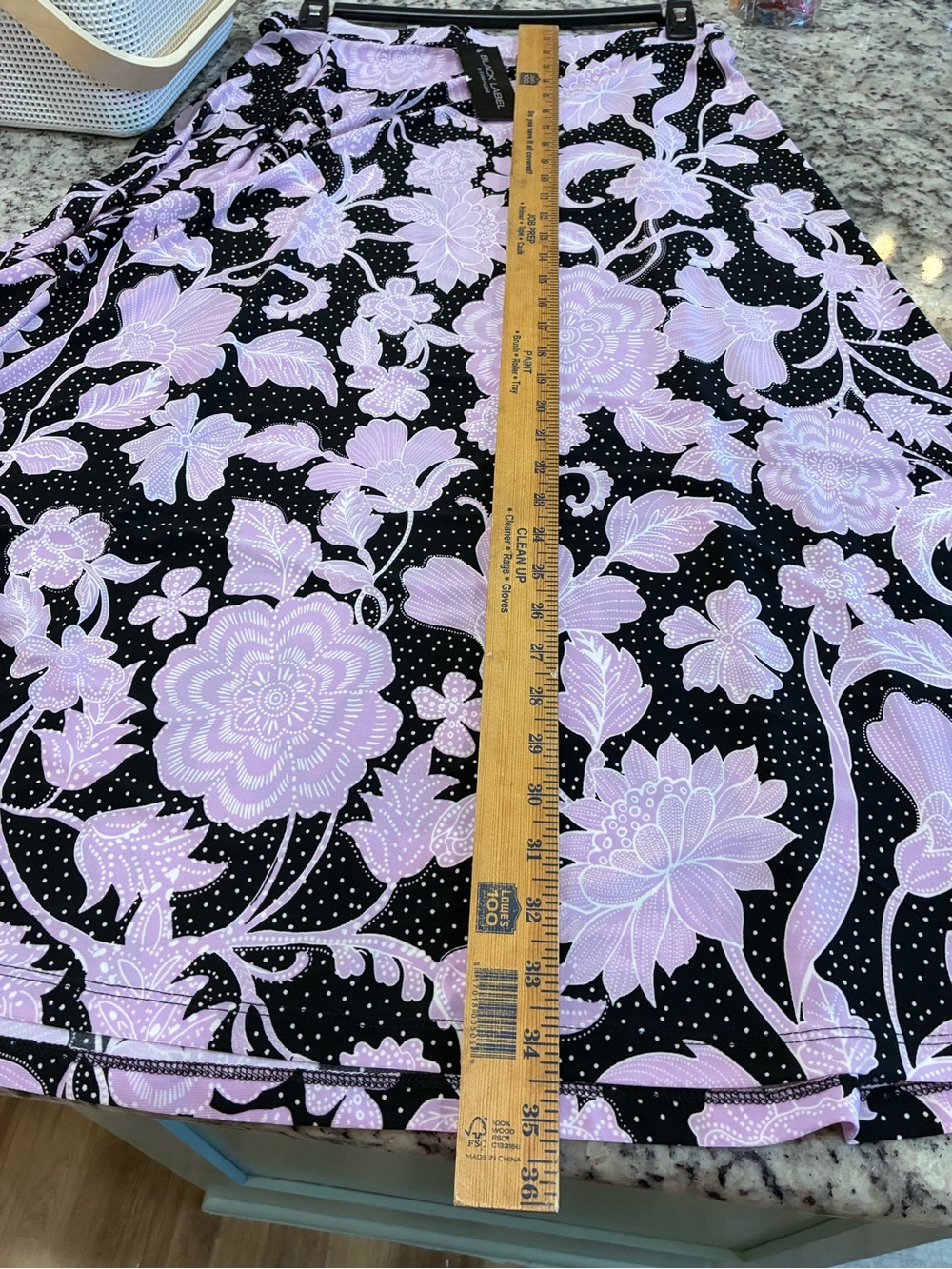 Evan Picone Black Label Floral Maxi Skirt — NWT — Size L - Picture 6 of 11
